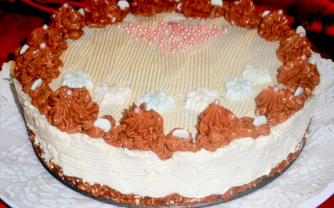 Cappuccinos mascarpone torta