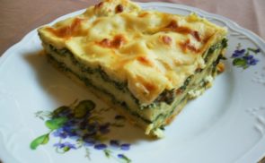 Spenótos-ricottás lasagne