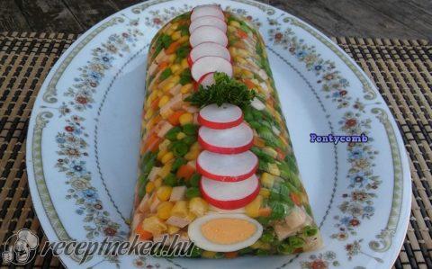 Aszpikos zöldségrolád