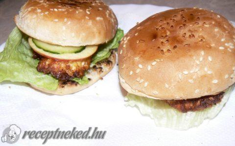 Zöld hamburger /vega/