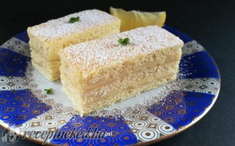 Egyszerű citromos szelet