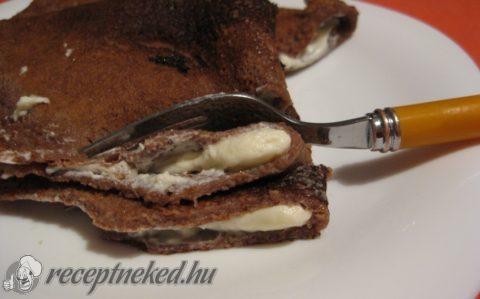 Kakaós palacsinta mascarponés krémmel
