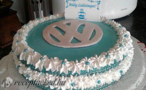 Madártejkrémes torta
