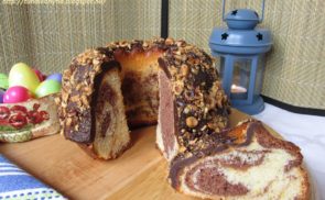 Dán kuglóf pörkölt mogyoróval