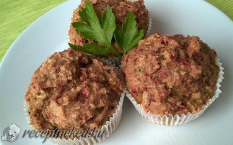 Tojásmentes, tejmentes zöldséges muffin