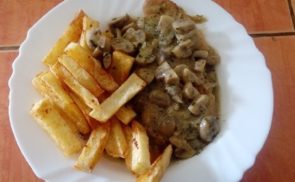 Gombás szelet