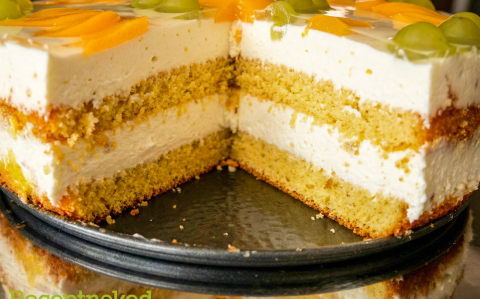 Túrókrém torta
