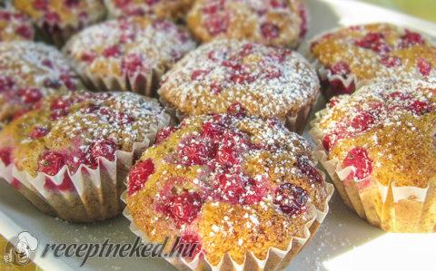 Ribizlis muffin
