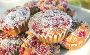 Ribizlis muffin