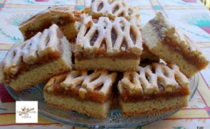 Rácsos almás pite