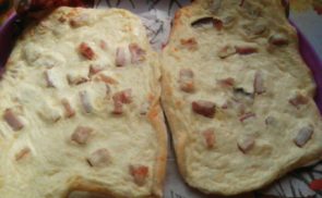 Szalonnás lángos