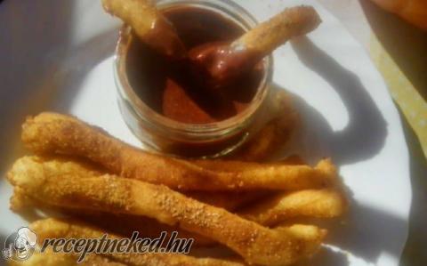 Churros csokiszósszal