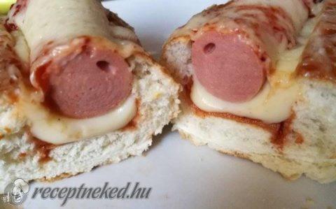 Hot-dog sütőben sütve