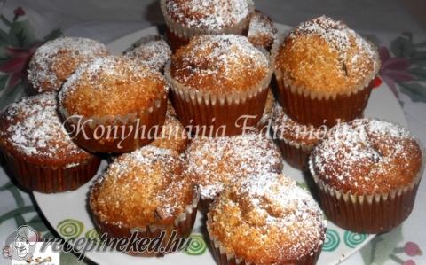 Banános, csokis muffin