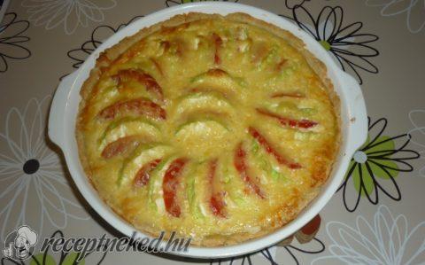 Cukkinis-paradicsomos pite