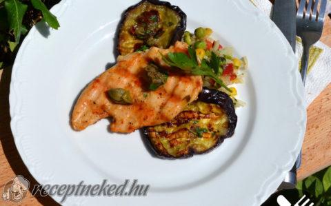 Grillezett padlizsán
