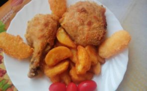 Szezámmagos csirkecombok