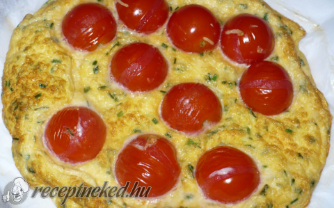 Koktélparadicsomos frittata