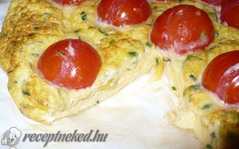Koktélparadicsomos frittata