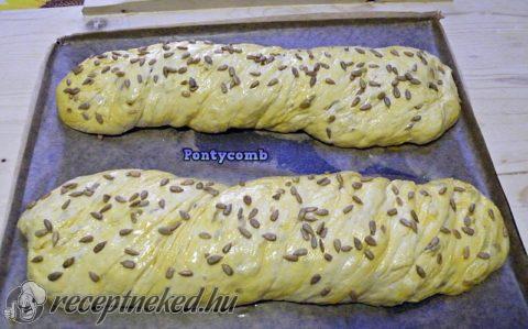 Napraforgómagos ciabatta
