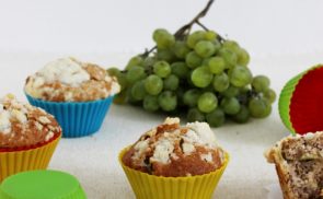 Szőlős muffin ropogós-édes morzsával