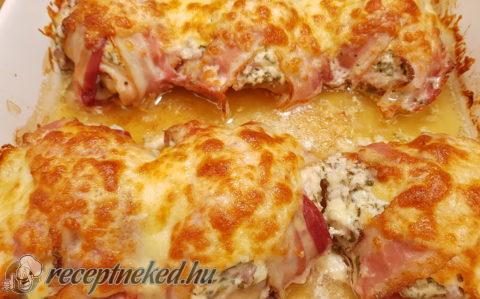 Burkolt csirkecombok