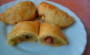 Póréhagymás-baconos batyuk
