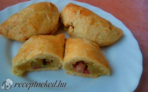 Póréhagymás-baconos batyuk