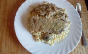 Gombás hús
