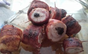 Aszalt szilvás-baconos csirkemell