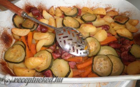 Grillezett zöldségtál