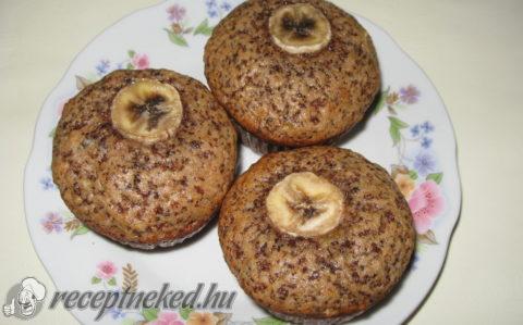 Banános, csokis muffin