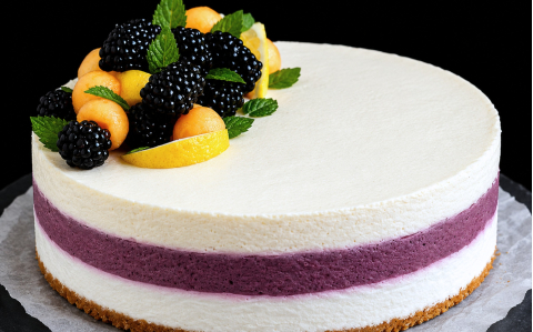 Gyümölcsös joghurttorta