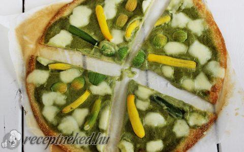 Cukkinis pizza