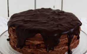 Diós csokoládétorta