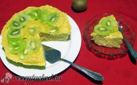 Kivi torta fehérjeporral