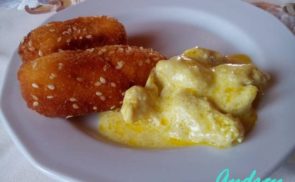 Szezámmagos burgonyakrokett