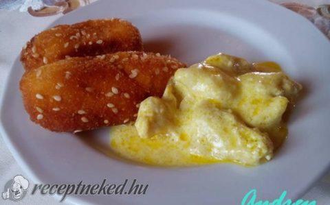 Szezámmagos burgonyakrokett