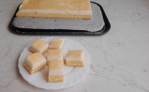 Habos-túrós pite
