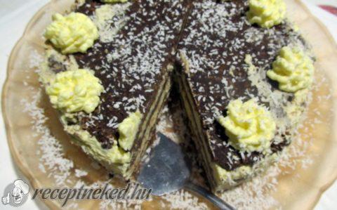 Keksztekercs torta