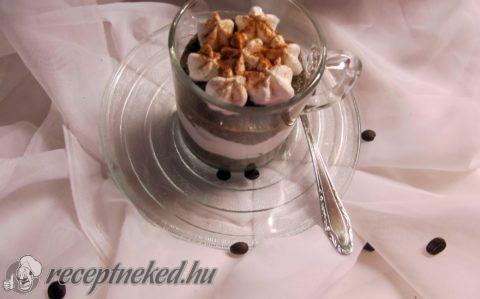 Kávés chia puding