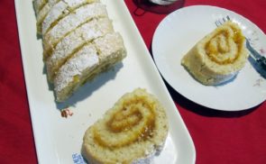 Piskótatekercs zabpehelylisztből