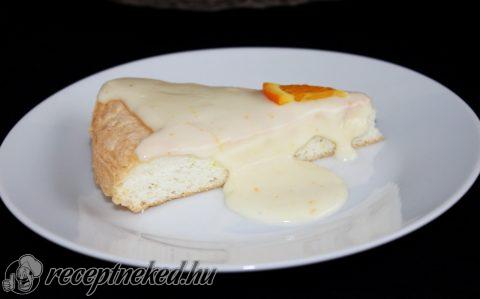 Tojásfehérjés-vajas piskóta narancsöntettel