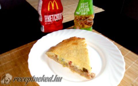Sajtburger pizza