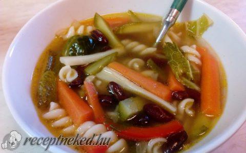 Minestrone leves savanykásan