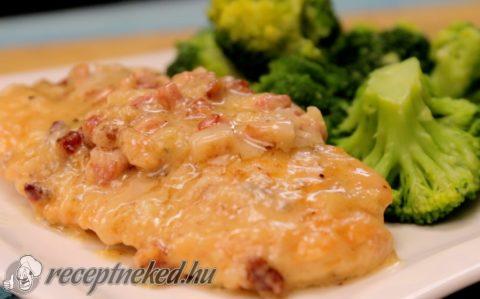 Krémes, parmezános carbonara csirke