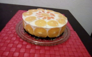 Narancsos zselé torta