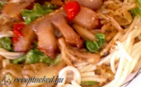 Kelkáposztás spagetti