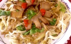 Kelkáposztás spagetti