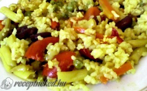 Zöldséges paella egyszerűen